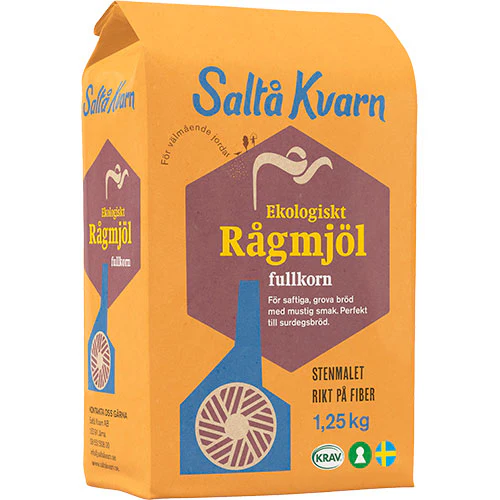 Saltå kvarn Saltå Kvarn Rugmel Økologisk | 1250 g