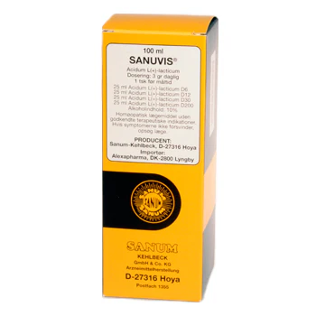 Sanum Sanuvis (L+mælkesyre) | 100 ml