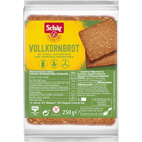 Schär Fuldkornsbrød | 250 g