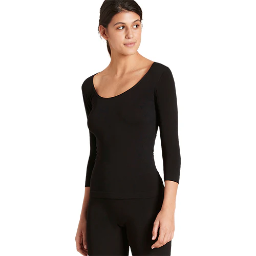 Boody Scoop 3/4 Sleeve Top Sort | Str. L - Image 2