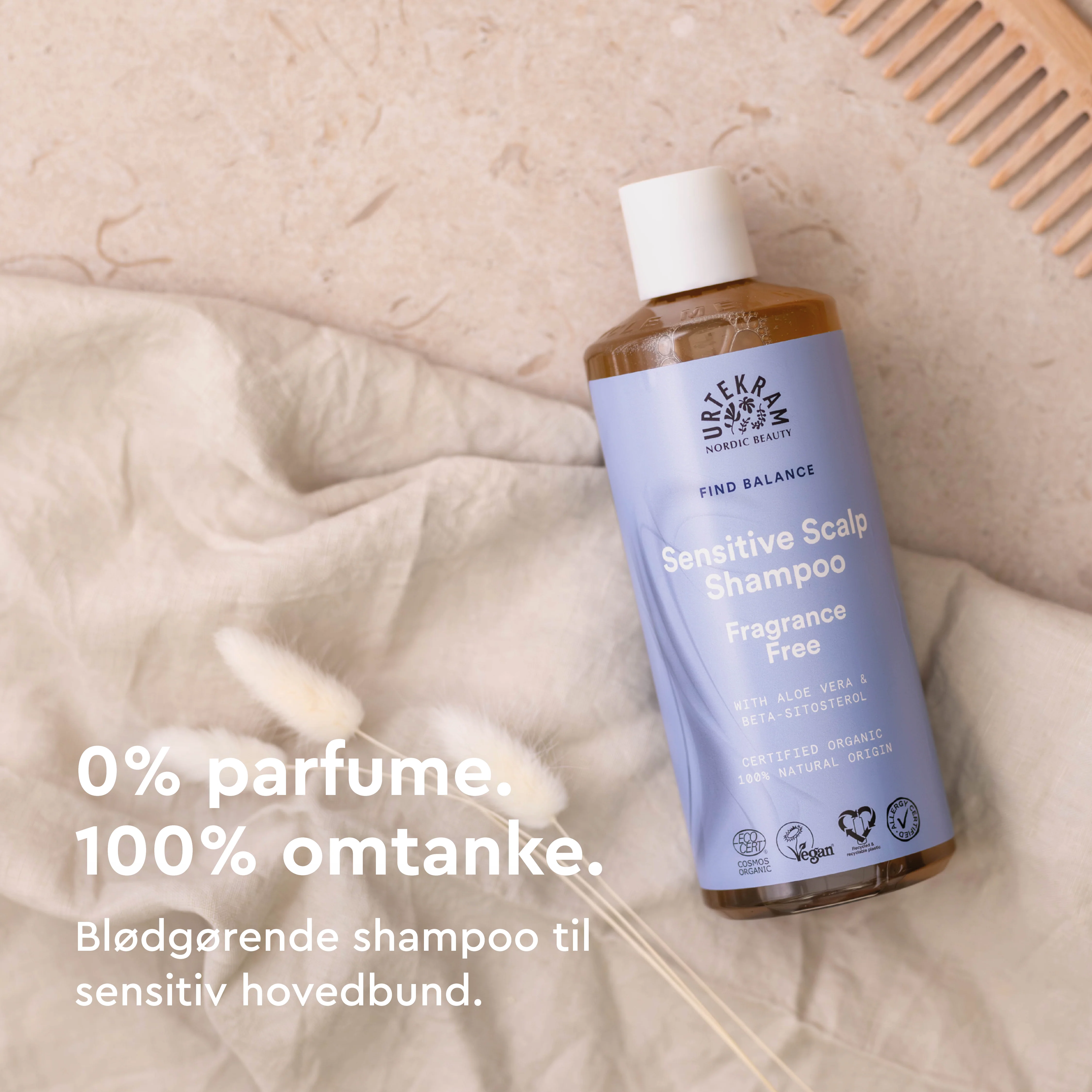 Urtekram Shampoo Fragrance Free | 500 ml - Image 2