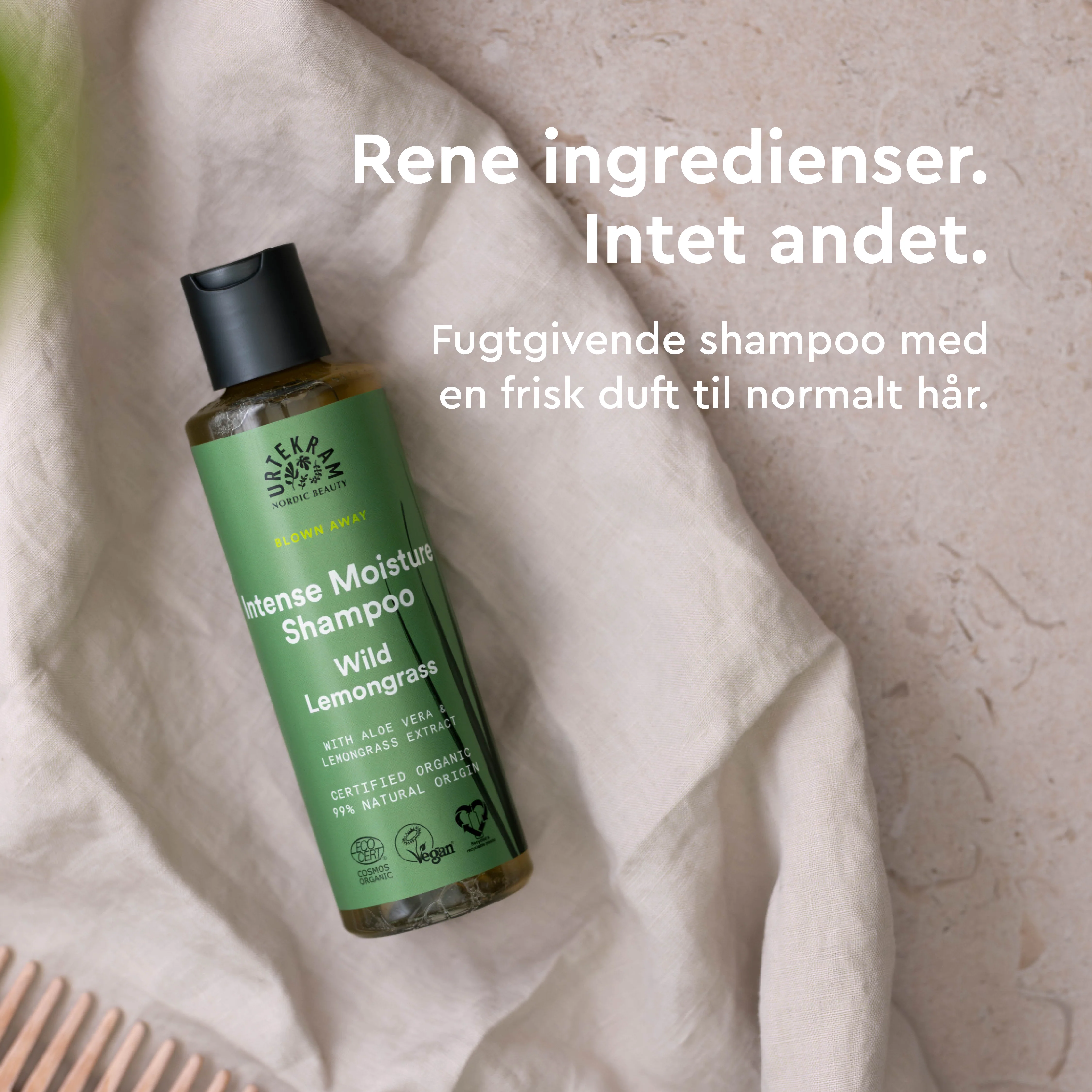 Urtekram Shampoo Wild Lemongrass | 250 ml - Image 2