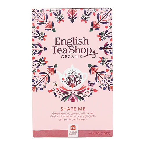English Tea Shop Shape Me Te Økologisk | 20 breve
