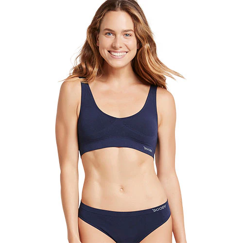 Boody Shaper Crop Bra Navy | Str. S