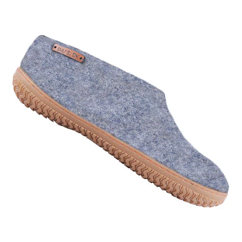 SHUS Hjemmesko m. Gummi Sål Denim | 36