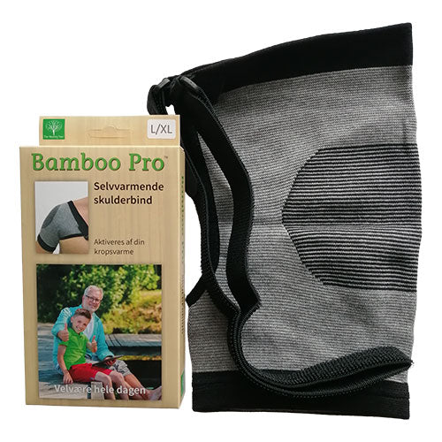 Bamboo Pro Skulderbind Selvvarmende | Str.L/XL