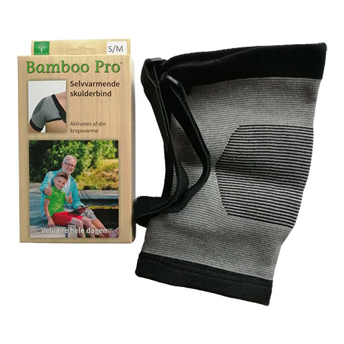Bamboo Pro Skulderbind Selvvarmende | Str. S/M