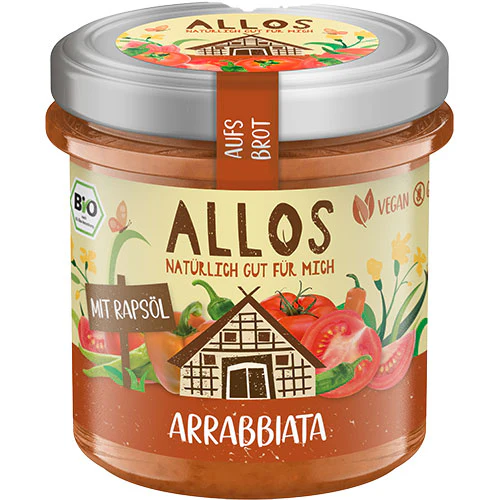 Allos Smørepålæg Aufs Brot Arrabbita Økologisk | 140 g
