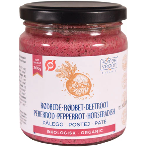 Rømer Smørepålæg Rødbede & Peberrods Økologisk | 200 g