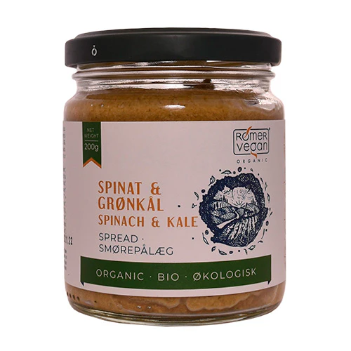 Rømer Smørepålæg Spinat & Grønkål Økologisk | 200 g