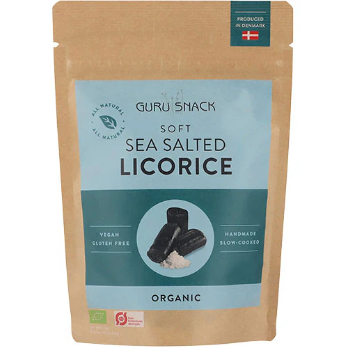 Guru Snack Soft Sea Salted Licorice Økologisk | 100 g