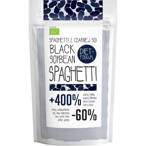 Diet-food Soja Spaghetti Sort Økologisk Glutenfri | 200 g