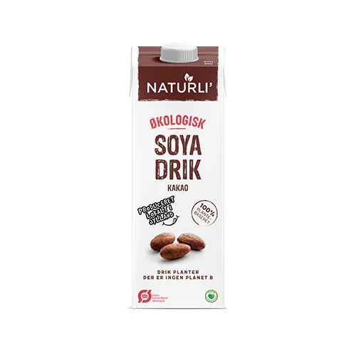 Naturli Sojadrik Kakao Økologisk | 1 liter