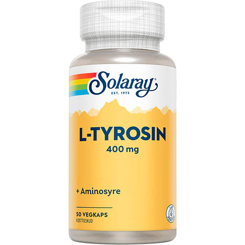 Solaray L-Tyrosin | 50 Kapsler