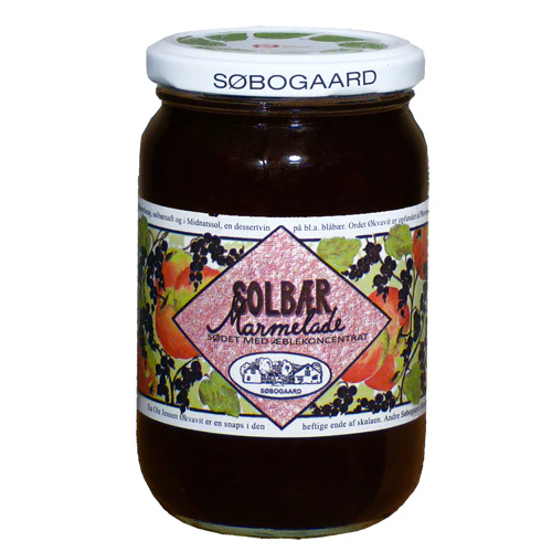 Søbogaard Solbærmarmelade Sødet M. Æble Økologisk | 400 g