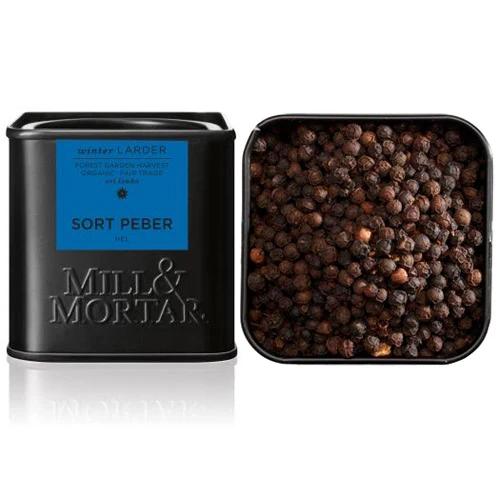 Mill & Mortar Sort Peber Hel Økologisk | 50 g