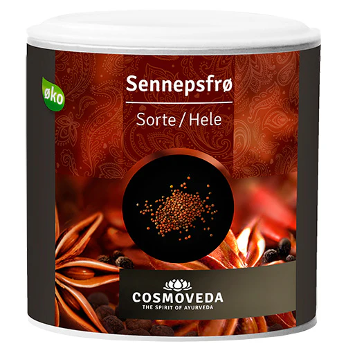 Cosmoveda Sorte Sennepsfrø Hele Økologisk | 130 g