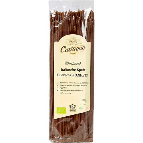 Castagno Spelt Spaghetti Fuldkorn Økologisk | 500 g