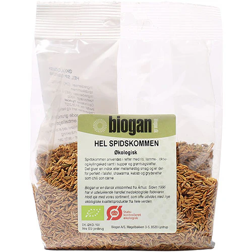 Biogan Økologisk Hel Spidskommen | 100 g
