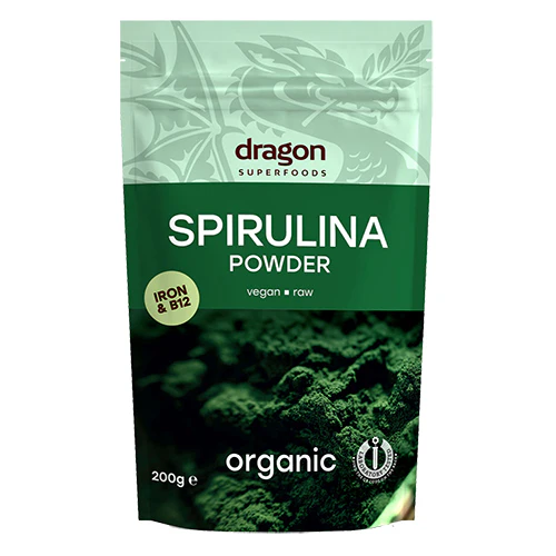 Dragon Superfoods Spirulina Pulver Økologisk | 200 g