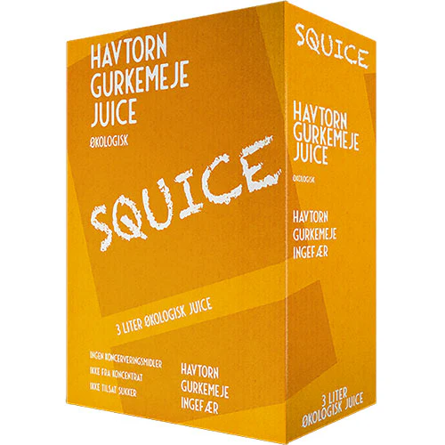 Squice Havtorn Gurkemeje Juice Økologisk | 3 liter