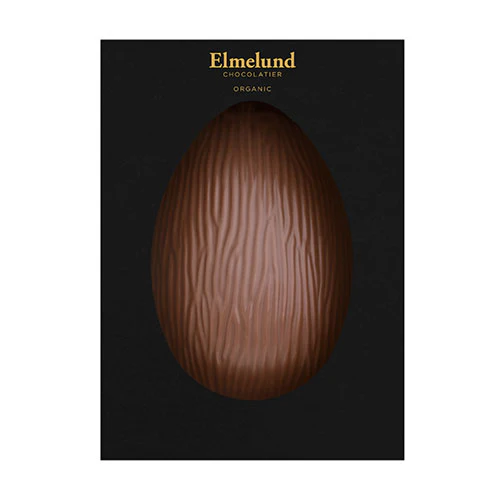 Elmelund Støbt Påskeæg Mælkechokolade 41% Økologisk | 130 g