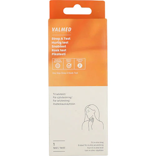 Valmed Strep A Test (Halsbetændelse)