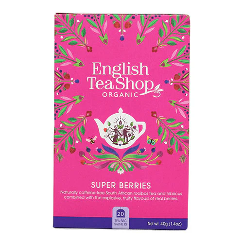English Tea Shop Super Berries Te Økologisk | 20 breve