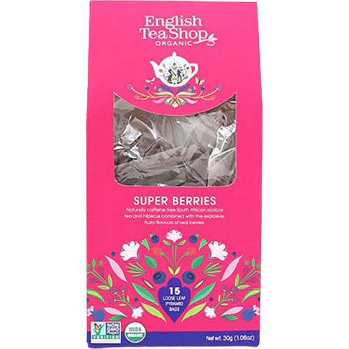 English Tea Shop Super Berries Tea Økologisk | 15 breve