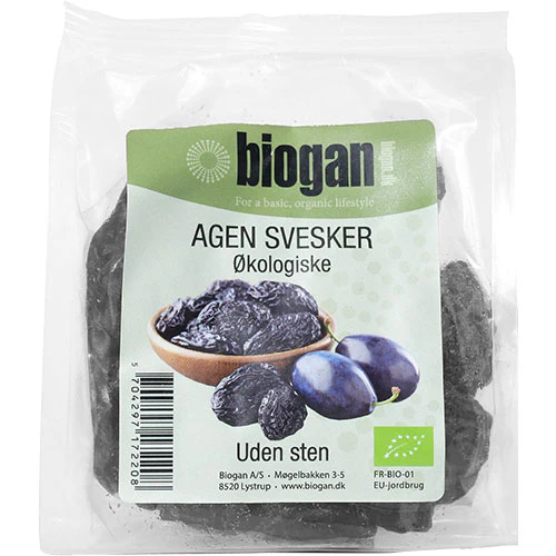 Biogan Svesker U. Sten Økologisk | 500 g