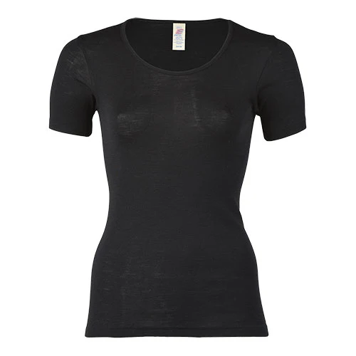 Engel Natur T-shirt, Black | Str. 46/48