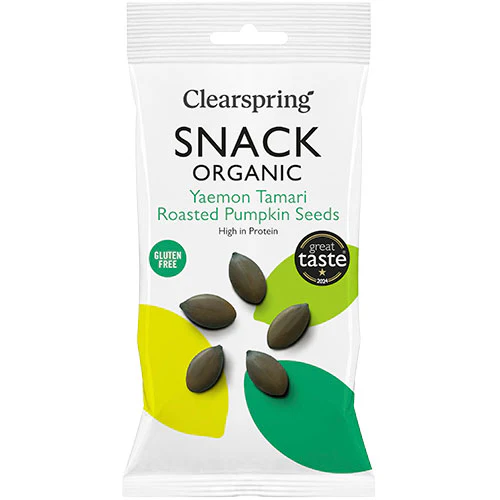 Clearspring Tamari Ristede Græskarkerner | 30 g