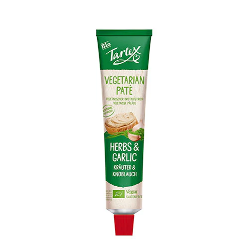 Tartex Paté Tube Økologisk | Hvidløg & Urter