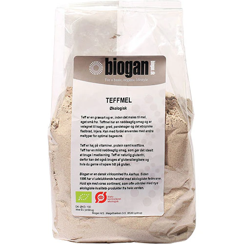 Biogan Økologisk Teff Mel | 500 g