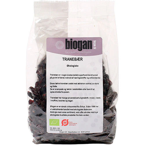 Biogan Økologisk Tranebær | 500 g