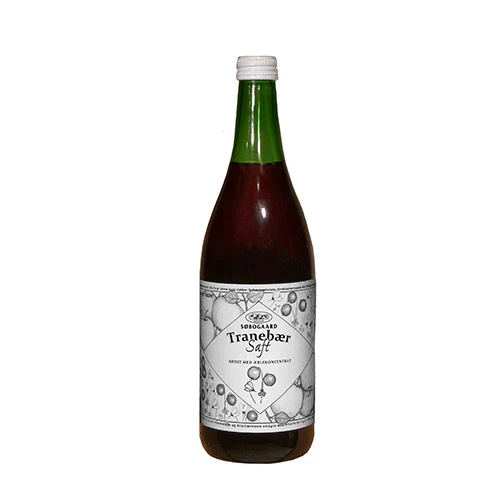 Søbogaard Tranebærsaft M. Æble Sød Økologisk | 73 cl
