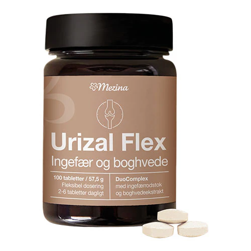 Urizal Flex Ingefær | 100 tabletter