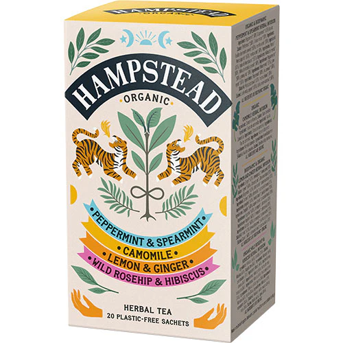 Hampstead Tea Urtete Selection Pack Økologisk | 20 breve
