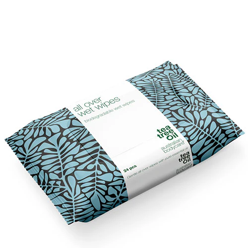 Australian Bodycare Vådservietter Tea Tree Oil | 24 Stk