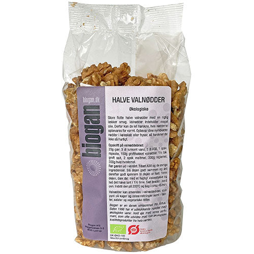 Biogan Økologiske Valnødder | 500 g
