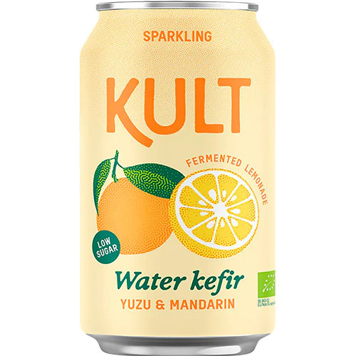 KULT Vandkefir 33 cl | Yuzu & Mandarin
