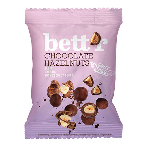 bett’r Vegansk Chokolade Økologisk | Hasselnød