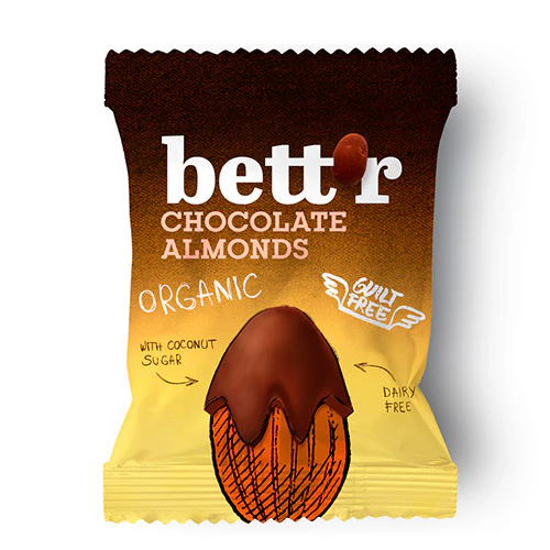 bett’r Vegan Choko Mandler Økologisk | 40 g