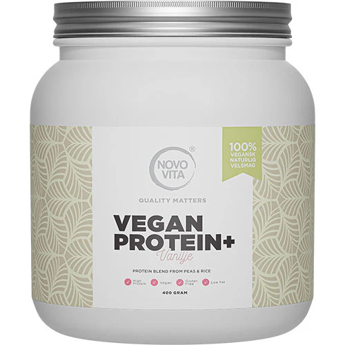 Novo Vita Veganprotein+ Vaniljesmag | 400 g