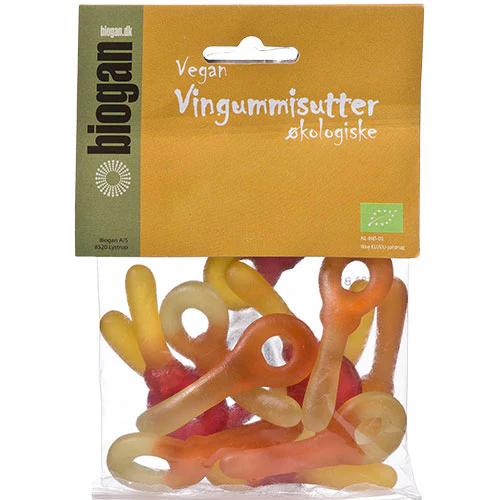 Biogan Økologiske Og Gelantinefri Vingummisutter | 75 g