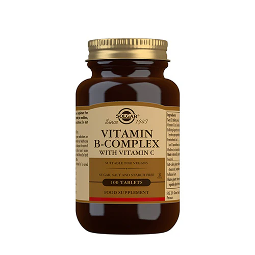 Solgar Vitamin B-complex + C | 100 tabletter