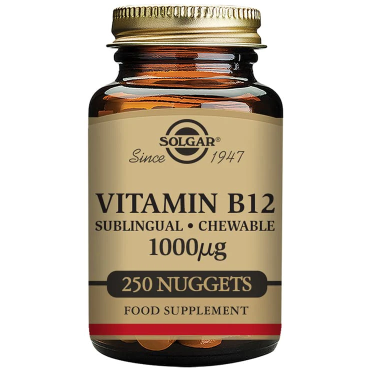 Solgar Vitamin B12 1000 ug | 250 tabletter