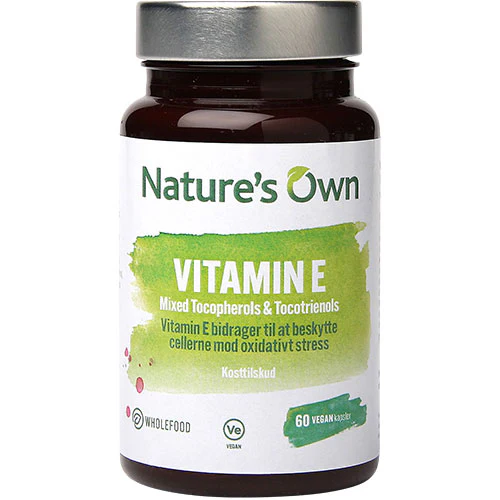 Natures Own Vitamin E | 60 kapsler