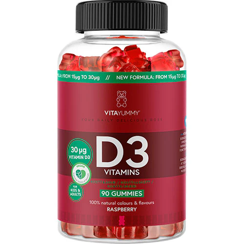 VitaYummy D3 Raspberry | 90 vingummier