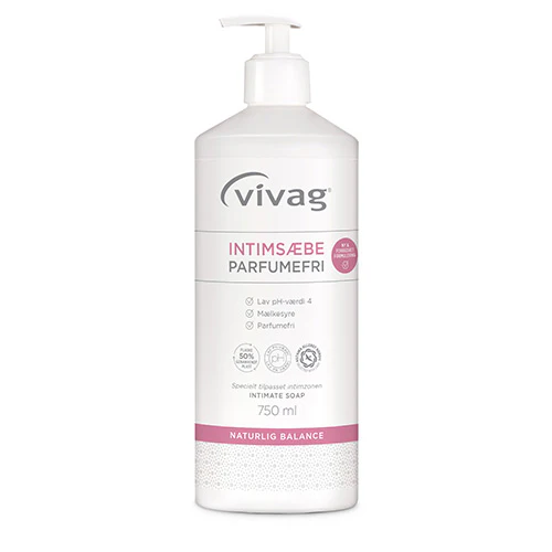 Vivag Intimsæbe Parfumefri | 750 ml